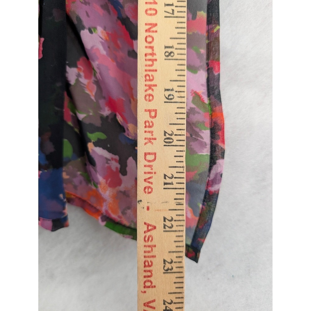 W118 Walter Baker Womens Floral Watercolor Maxi Dress Sleeveless S Racerback - Picture 13 of 13